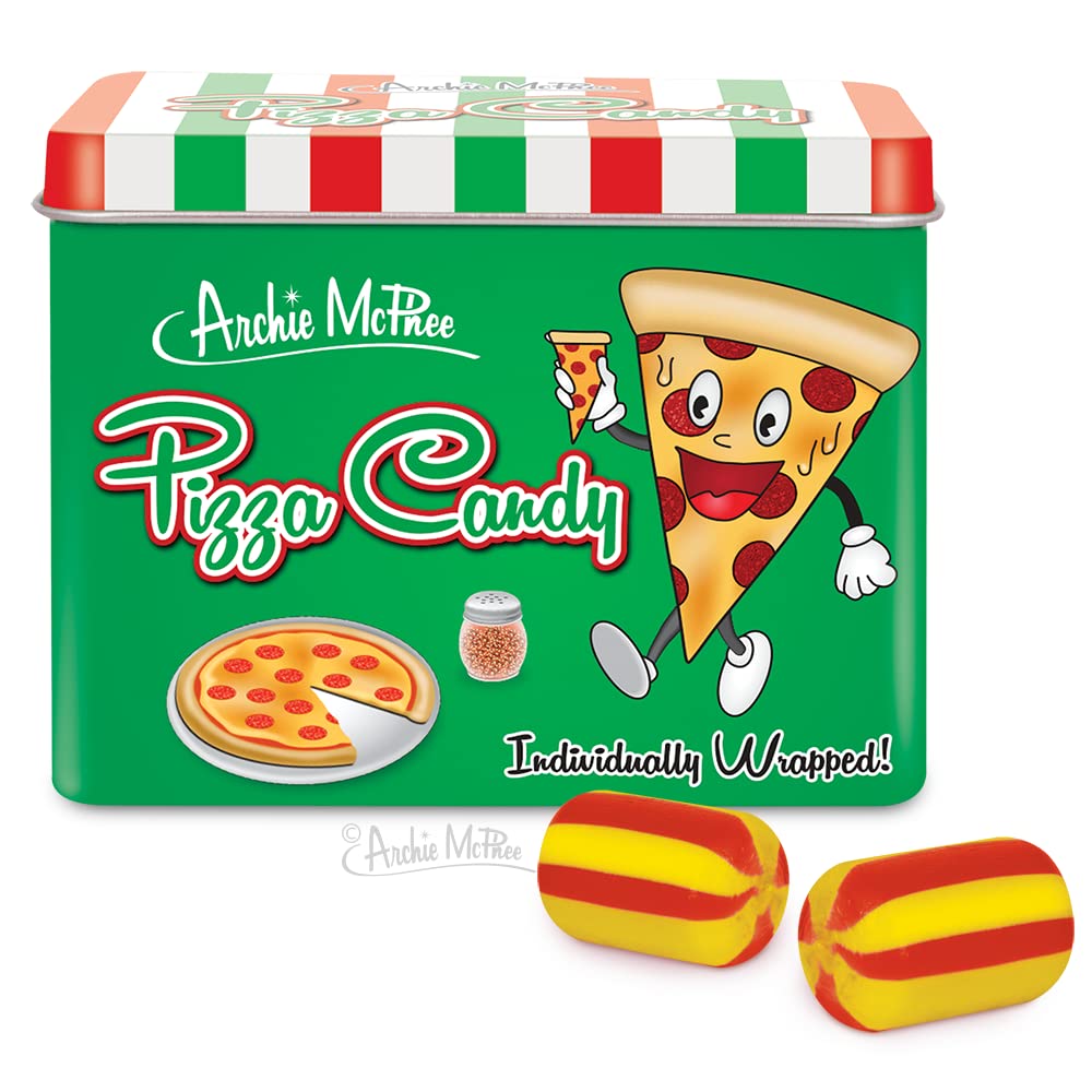 pizzaくん Amazon.com: Pizza Flavored Candy in 2.5 oz Collectible Tin